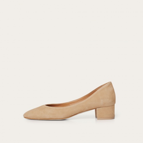 Migdal Low Heels, vanilla suede OUTLET